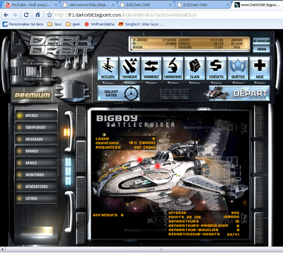 screenshot du hanguar